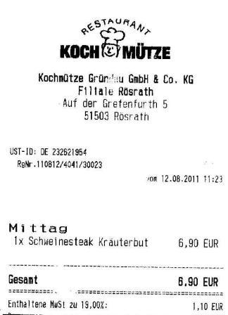 eump H�ffner Kochm�tze Restaurant
